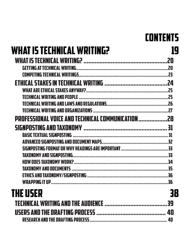 Open Technical Writing - New Page